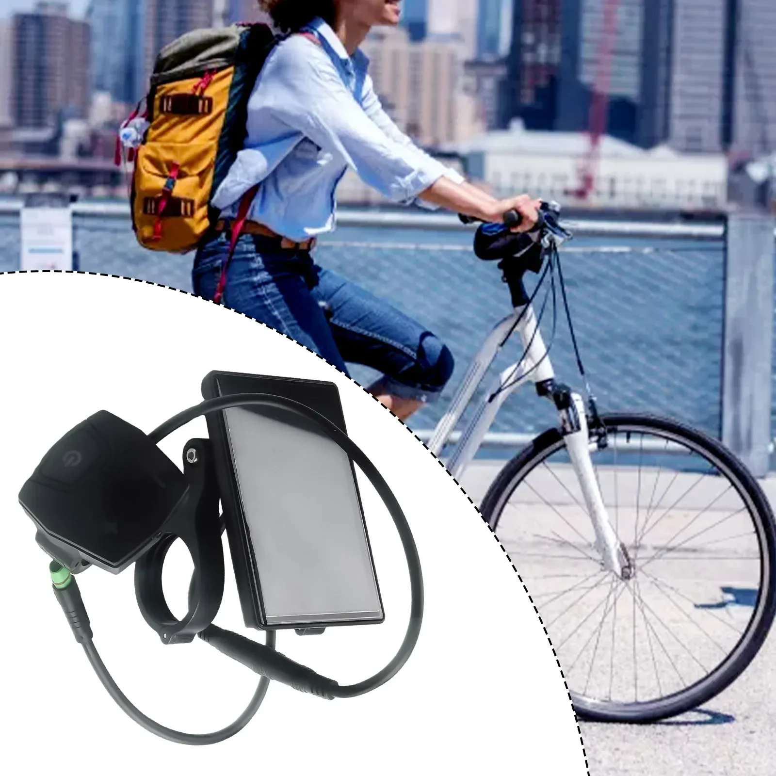 

IPS Display Ebike Display Support BluetoothAPP E-bike Accessories Electric Bicycle Parts For Bafang EB04 Hot Sale