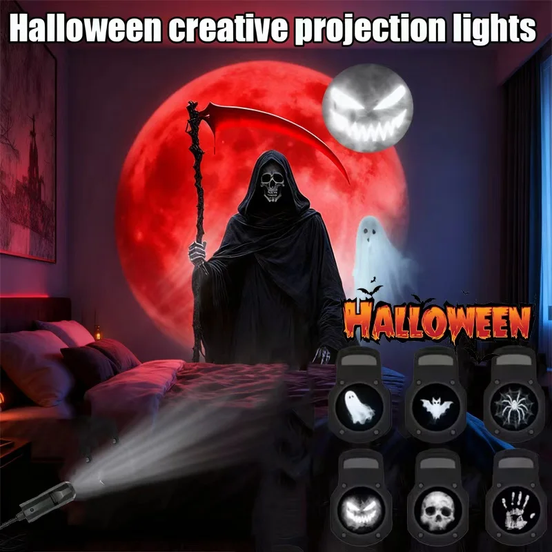 ไฟฉายโปรเจคเตอร์ดาวเคราะห์ ดวงจันทร์ โลก ไฟกลางคืนแบบ USB สำหรับติดเพดาน ไฟพื้นหลังแบบ Ins interface ไฟ LED ฉายภาพท้องฟ้าเต็มดาว