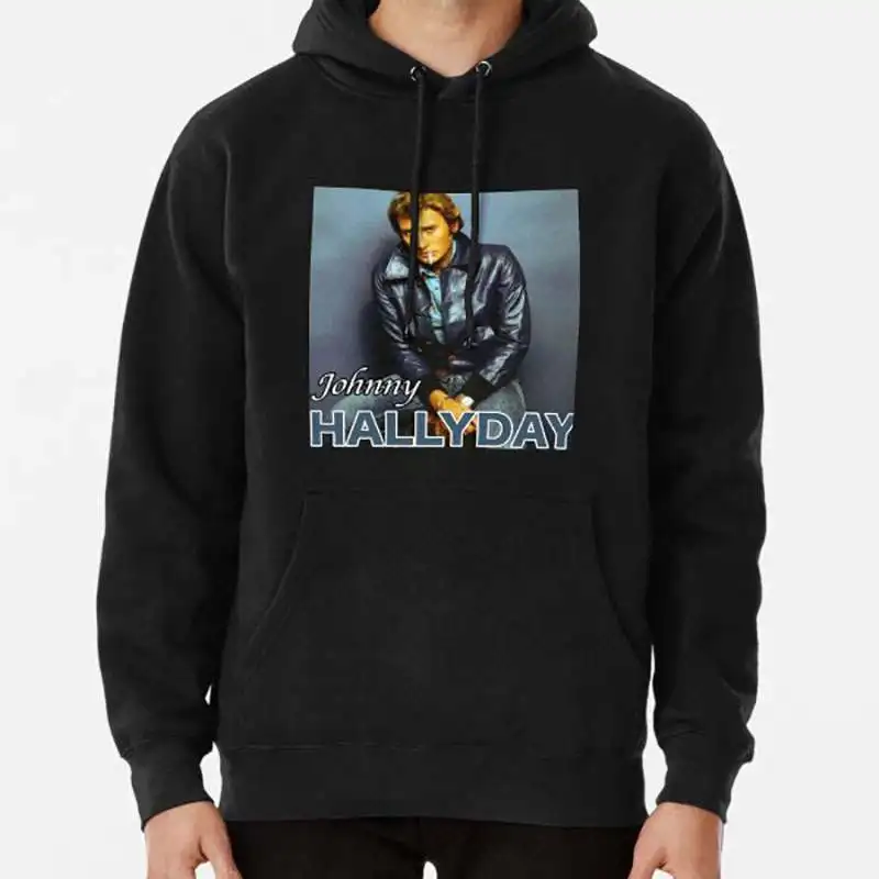 

Singer Johnny Hallyday Hoodies Printed Men Woman Hip Hop Hoodie Hooded Sweatshirts Harajuku Pullovers Unisex Tracksuits Clothing