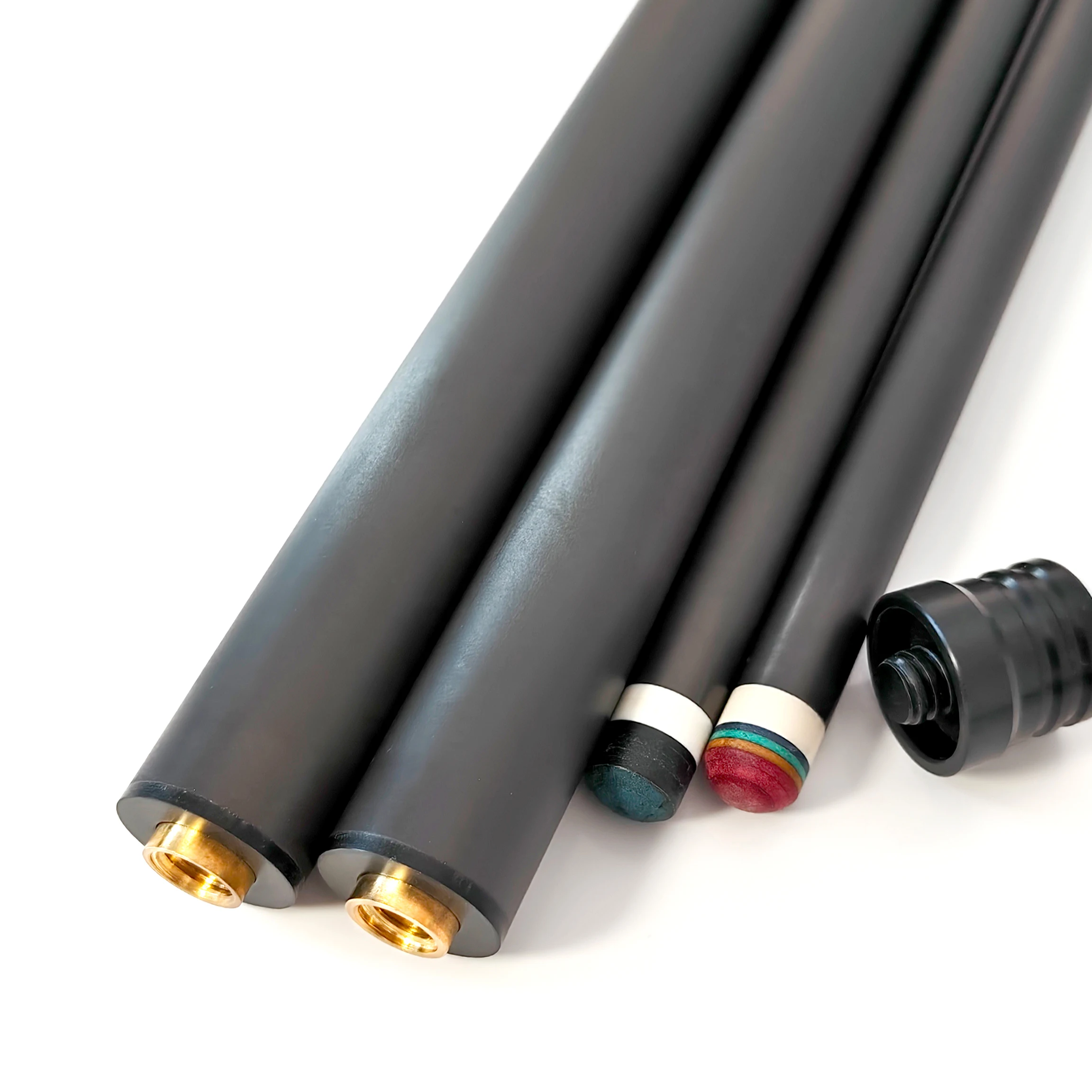 

OEM balanced carbon fiber snooker cues, high quality for clubs and home use.