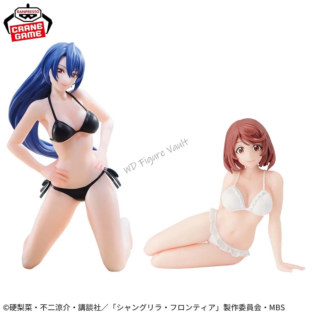 

BANPRESTO Shangri-La Border Rei Saiga Amane Rriya bathing suit Figure Anime Model Genuine Boxed Toy