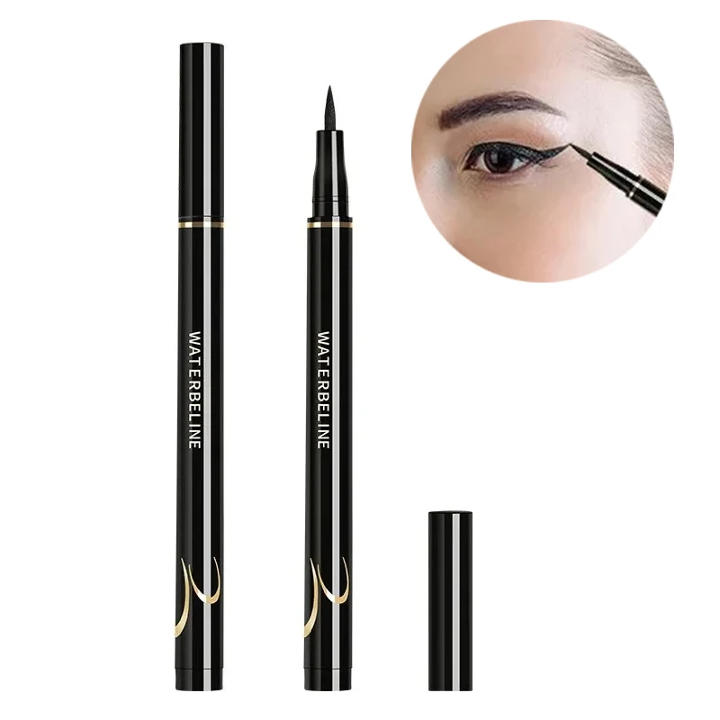 New Black Fine Long Lasting Liquid Eyeliner Water Pen Waterproof Quick-drying Makeup Tools Liquid Eyeliner  Fast Shipping