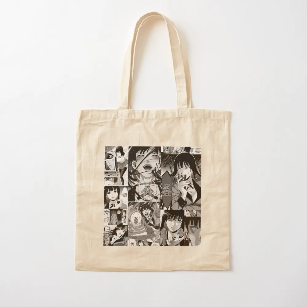 

Yumeko Jabami Manga Panel Tote Bag large size bags tote bag woman shoping bag Canvas Tote