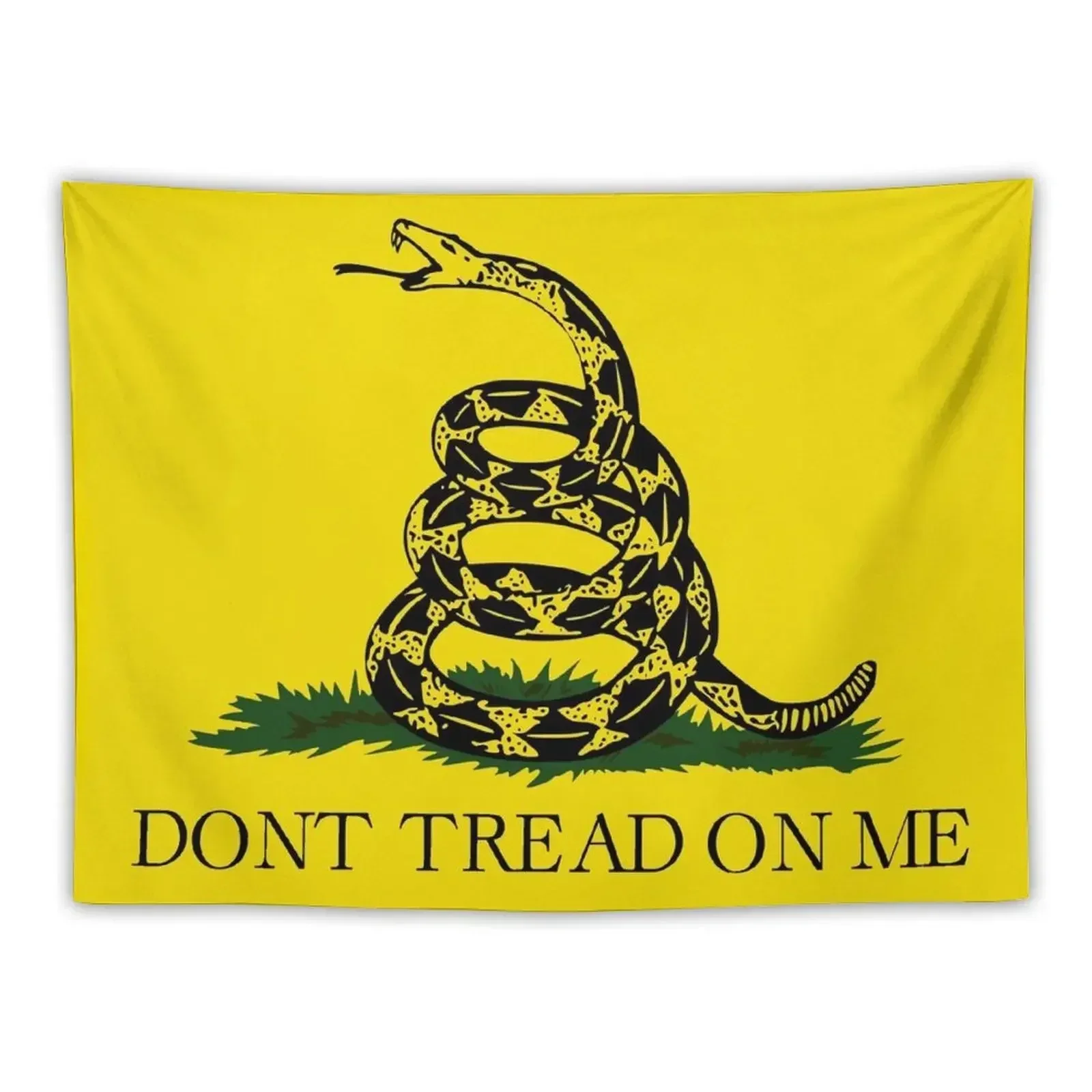 Don't Tread on Me Gadsden flag Tapestry Wall Tapestries Kawaii Room Decor Tapestry