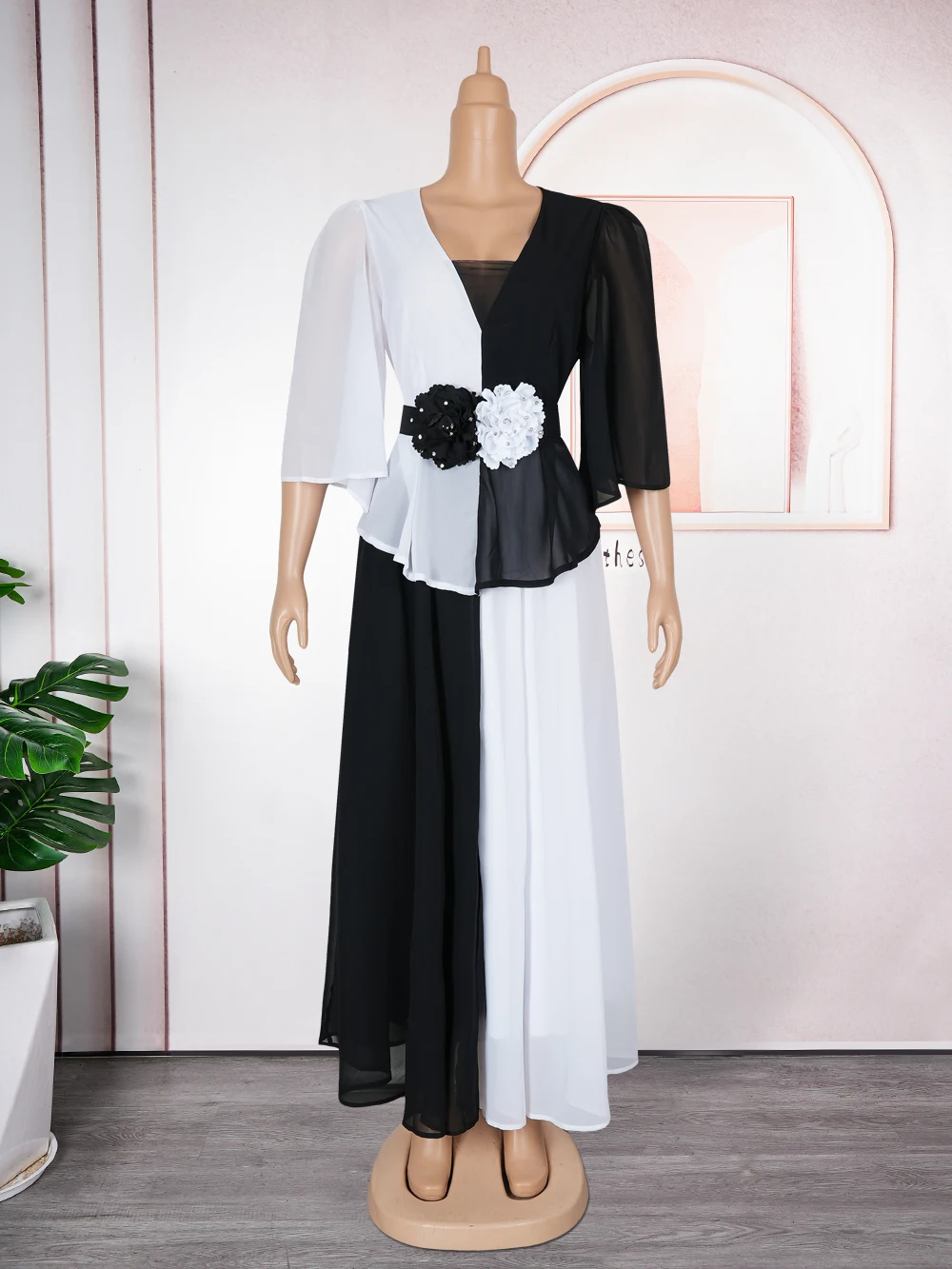 Elegant African Dresses for Women 2025 New Africa Clothing Plus Size Turkey Wedding Party Long Dress Dashiki Ankara Outfits Robe image 4