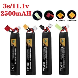 11.1v Lipo Battery for Water Gun Airsoft 11.1V 3S 2500mAh 30C 452096 battery for Airsoft BB Air Pistol Electric Toys Guns Parts