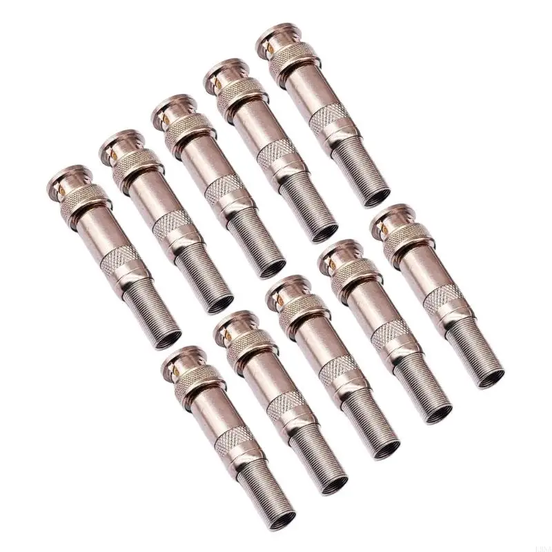 L9NA Monitoring Copper BNC Head Video Connector 75 3/4/5 Line Connector Security Fitting Connector Installation