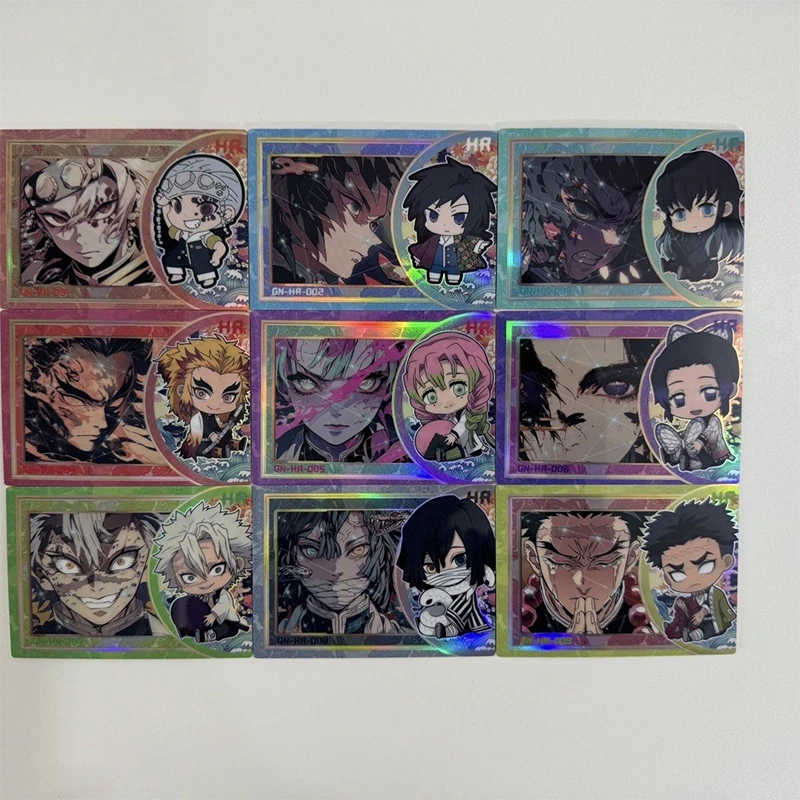 

Аниме Demon Slayer HR Card Tomioka Giyuu Kochou Shinobu Kanroji Mitsuri Коллекционные карты Рождественский подарок на день рождения Детские игрушки