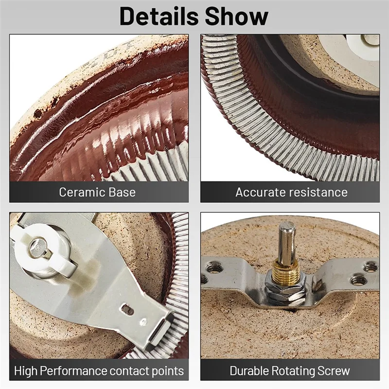 

Реостат ABVJ-M5090-C M5090C, 150 Вт, 64 Ом, реостат, совместимый с сварочным аппаратом SA-200 SA-250 CL1,2,3 IIID 300D 200D