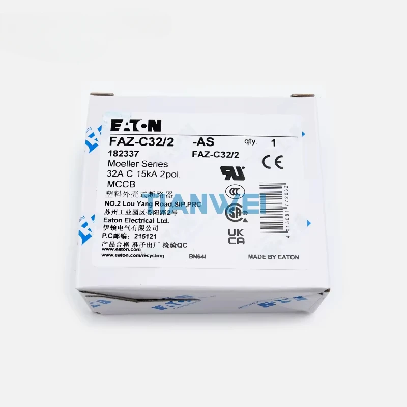 100% Baru dan Asli EATON Plastik Case Circuit Breaker FAZ-C32 2