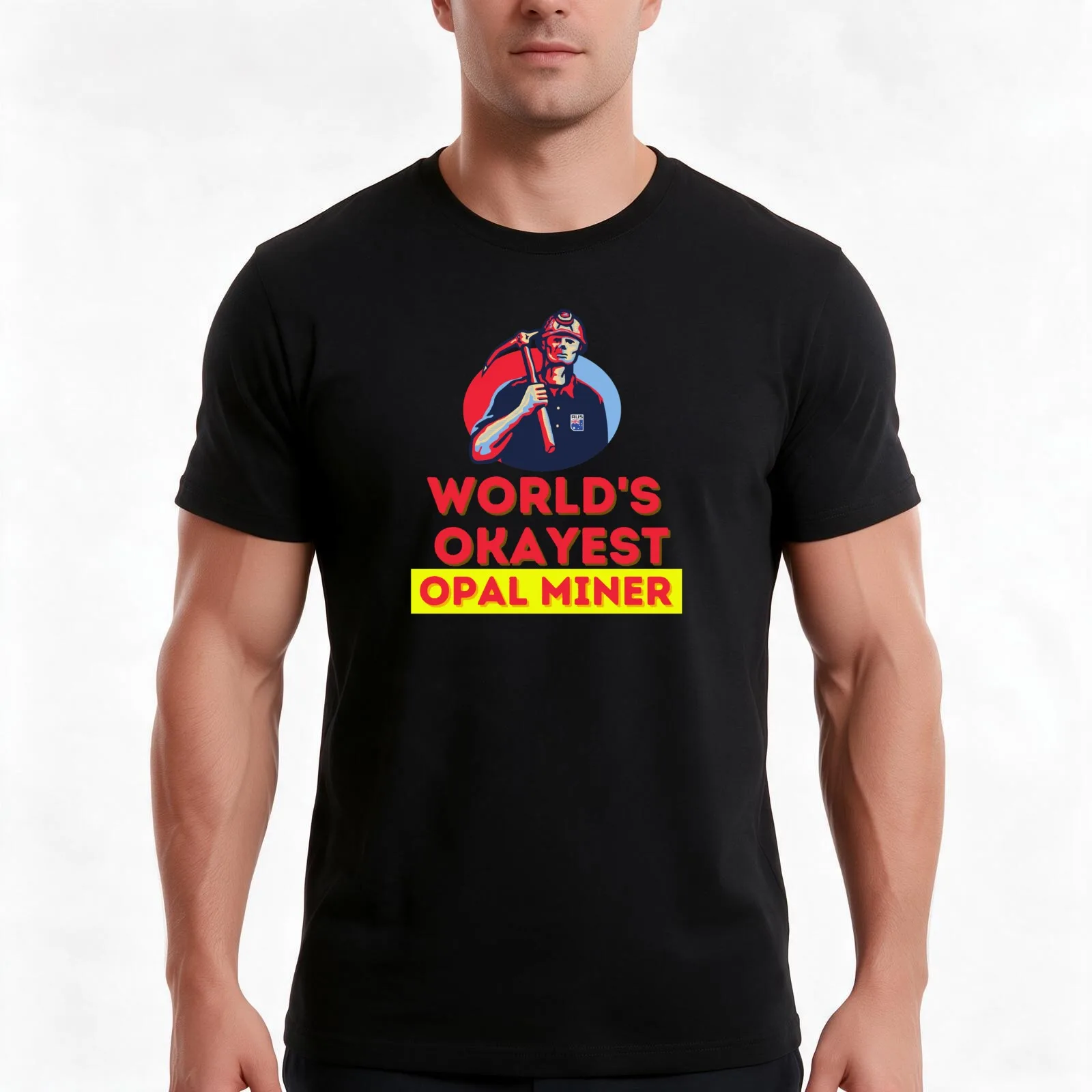World's Okayest Opal Miner T-Shirt Summer Casual Cotton Tee Oversized Streetwear Tops Vintage Graphic Print Unisex Men Women