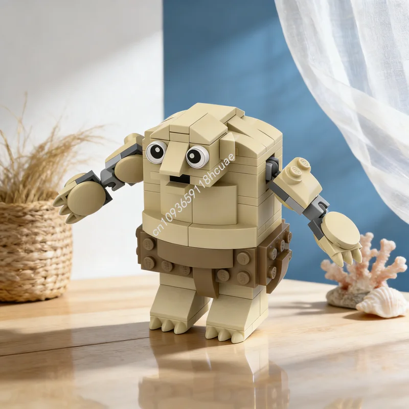 118 Piezas MOC El Hobbit El Señor de los Anillos Troll Modelo de Bloques de Construcción Ensamblaje Creativo Regalos de Navidad Idea de Juguete Ladrillo Educativo