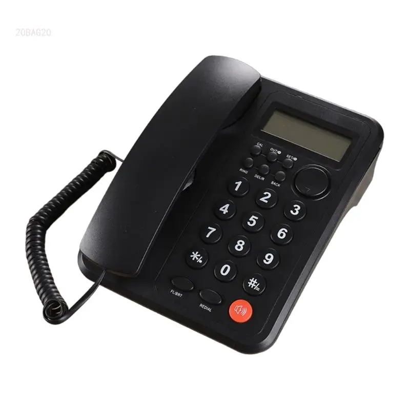 Corded Telephone Landline Phone Big Buttons LCD Speakerphone Caller Identification for Office and Home