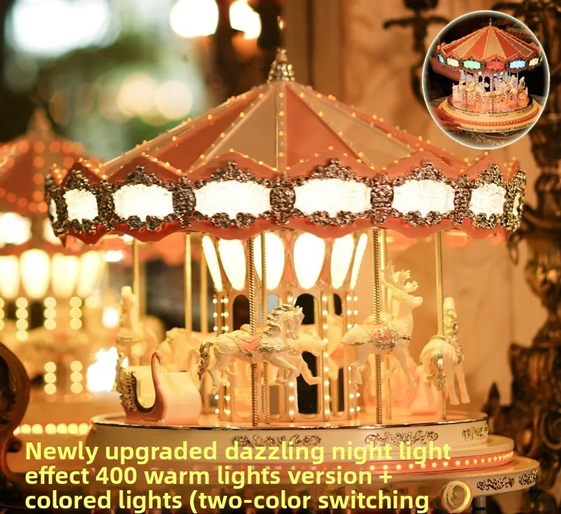Christmas Carousel Bluetooth Music Box Valentine's Day Girls Birthday Gift