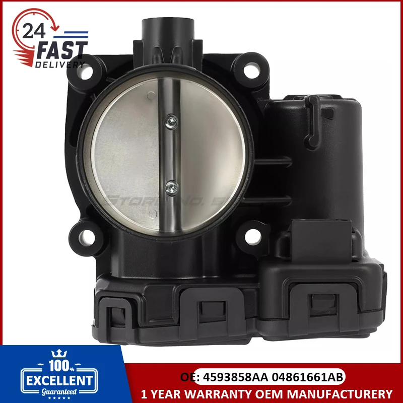 4593858AA 04861661AB Electronic Throttle Body Valve For Jeep Wrangler Dodge Grand Caravan Cherokee Liberty Chrysler 2008-11 3.8L