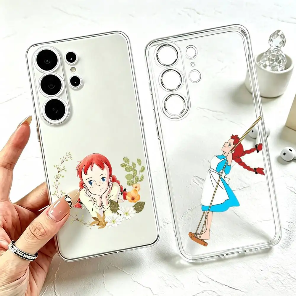 Anne-e of Green Gables  Phone Case For Samsung S25,S24,S21,S22,S23,S30,Ultra,S20,Plus,Fe Transparent Cover