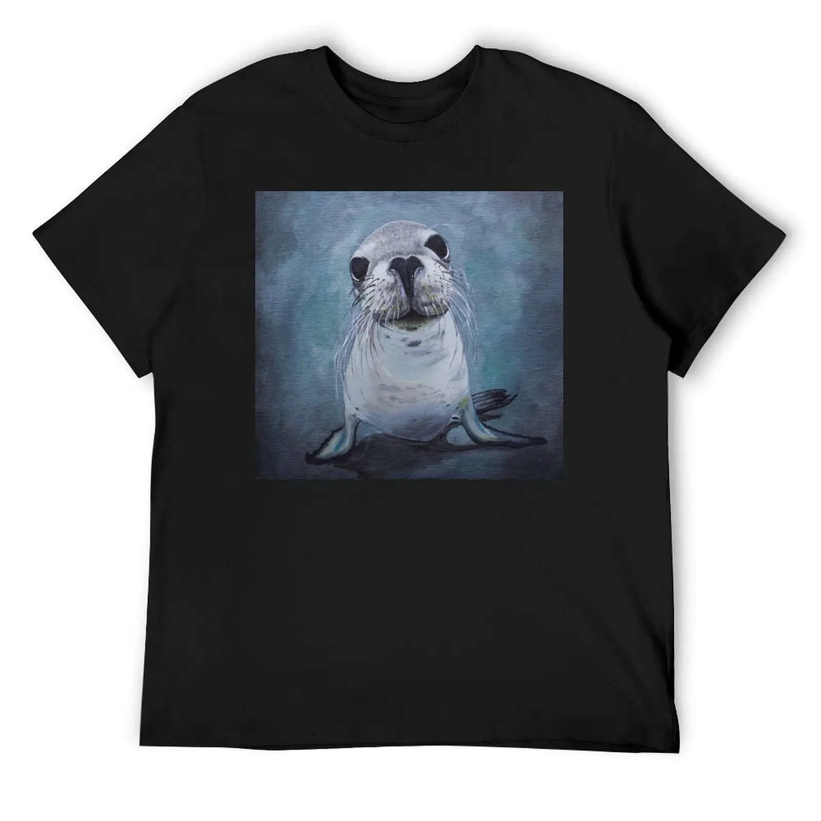 Australian Sea Lion T-Shirt oversized customs man t shirt mens big and tall t shirts