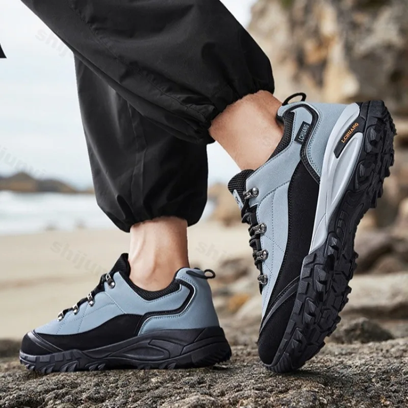 

Винтажные мужские кроссовки на платформе, осенняя уличная нескользящая износостойкая походная обувь, удобная повседневная обувь на шнуровке, увеличивающая рост