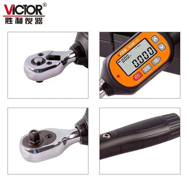 NGM-10 Mini digital torque Wrench Short Handle Mini Digital Torque Wrench with Buzzer & LED Electric Torque