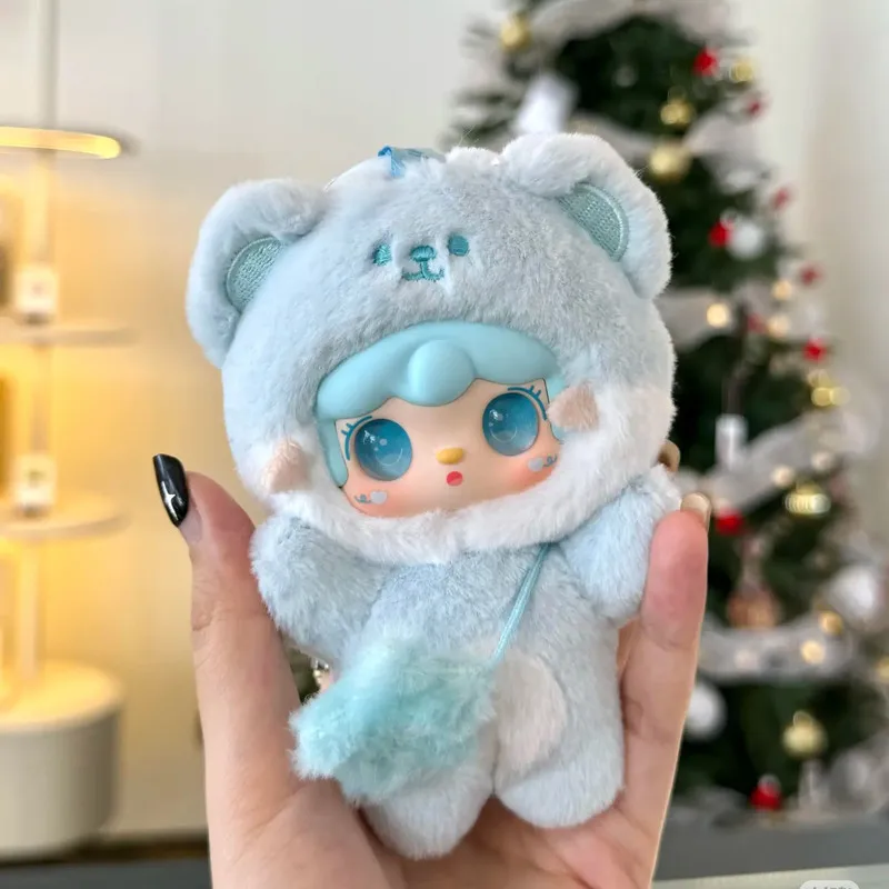 

Модная слепая коробка Yooki Oxygen Bear, плюшевая игрушка, украшение для дома, кукла, коллекционные игрушки и хобби, загадочное мягкое животное, подарок cu