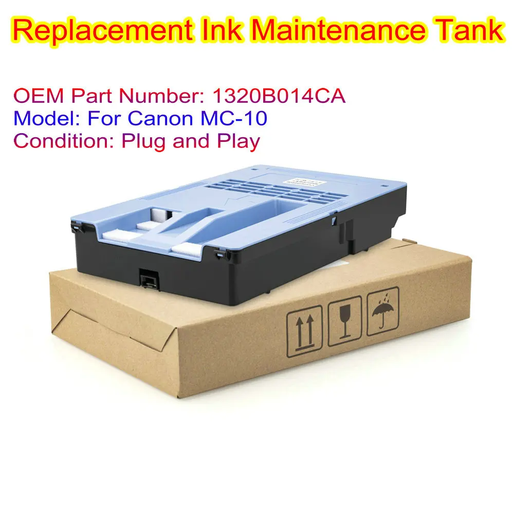 MC-10 For Maintenance Cartridge Maintenance Tank 1320B014CA For imagePROGRAF iPF650 iPF655 iPF670 iPF680 iPF750 iPF755 Printer