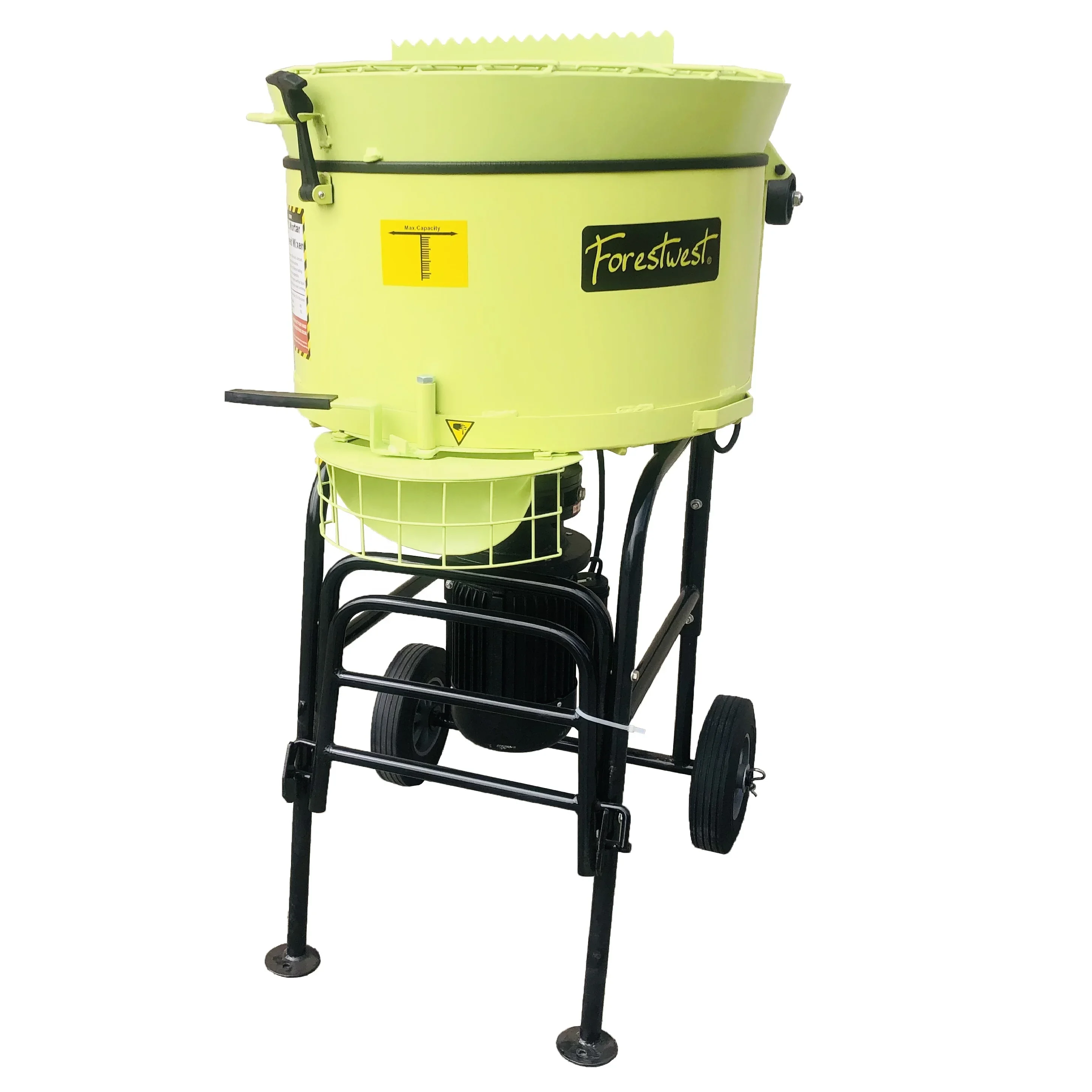 

80L Portable Screed Mixer Electric Pan Cement Mortar Mixer 1100W Forced Action Mixer Tiling Construction Mixing Machine