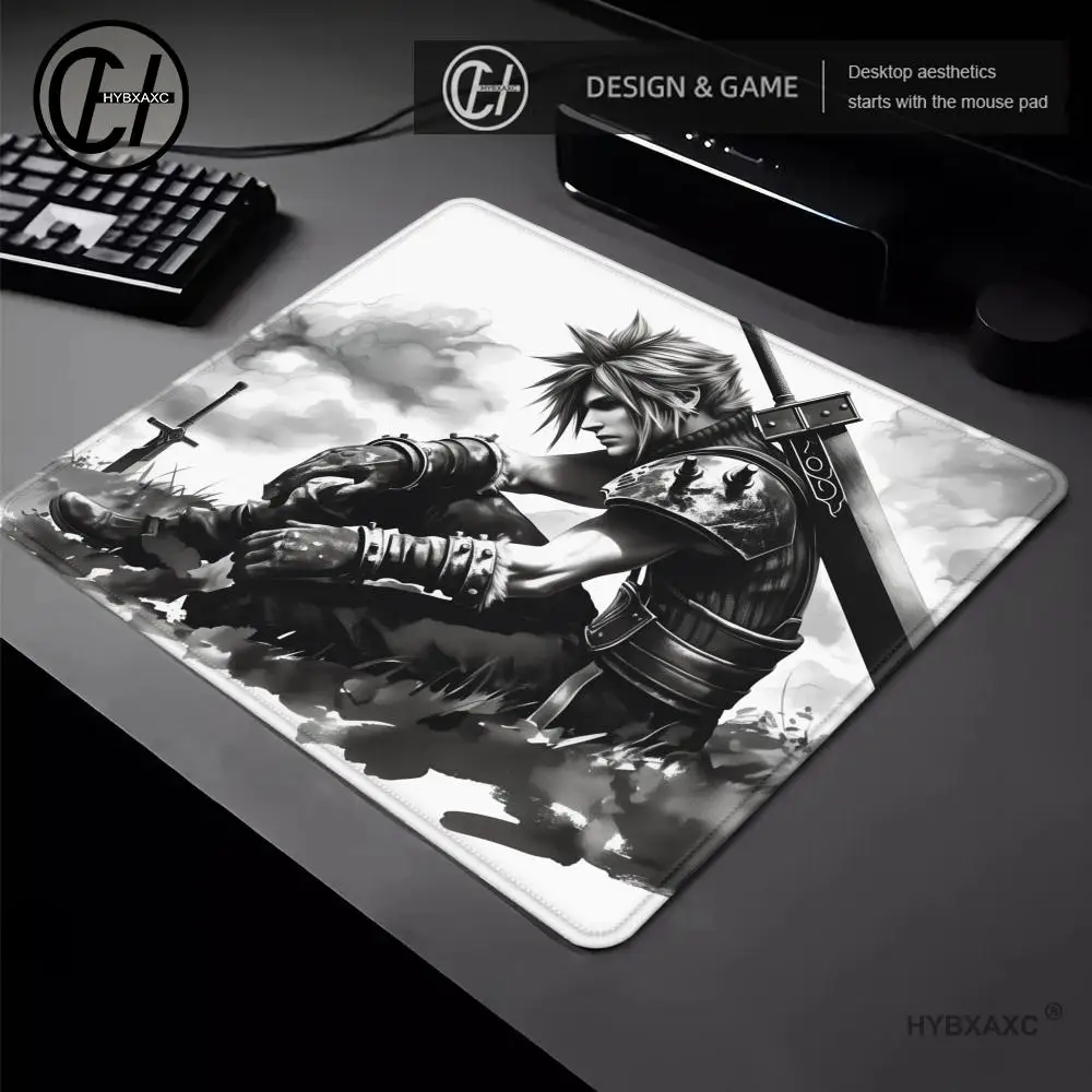 Cloud Strife Mouse Pad Multiple sizes Large Square Computer Office Game Table Mat XS Final Fantasy Rubber Anti-slip Mousepad