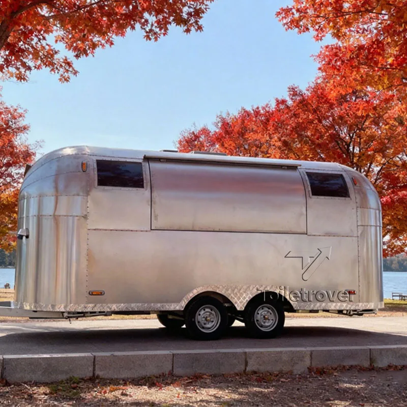 

Commercial Mobile Food Trailer Accessories Doner Kebab Burger Tacos Fried Chicken Food Truck With Full Kitchen Uk