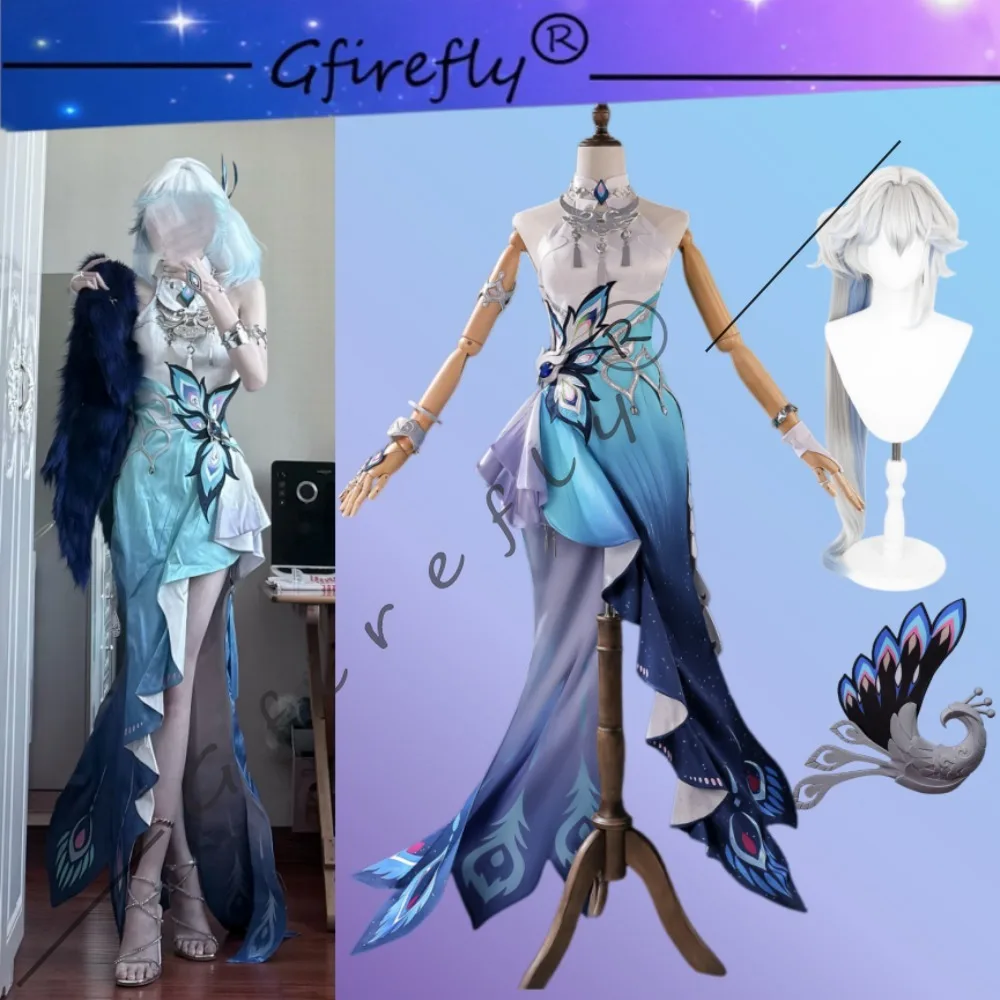 

Honkai: Star Rail Xianzhou Yaoguang Cosplay Costume Exquisite High Quality Dress Accessories Wig Women Game Halloween Outfit