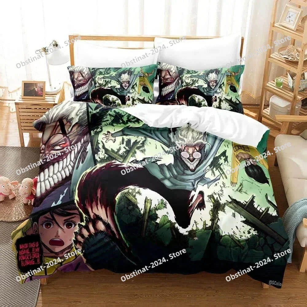 

Dandadan Takakura Ken Bedding Set Printed single Comforter Quilt Bed Cover Duvet Cover Pillow Case 3 Pieces Sets Kids Adult Size