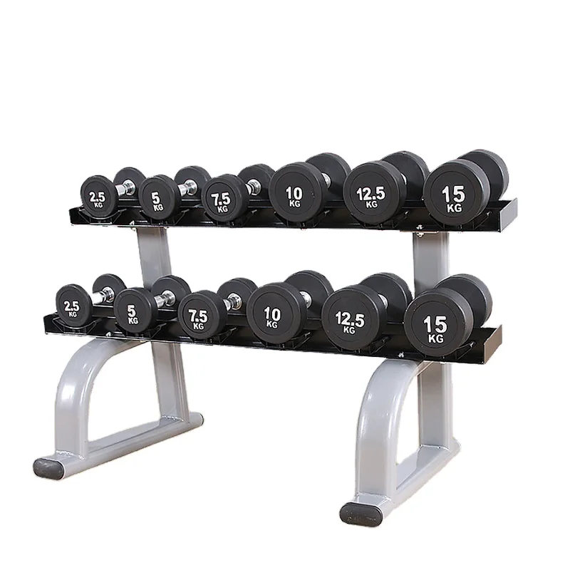 

Commercial 6 Pairs Of Dumbbell Racks High Quality Rack Set Double Tier Dumbbell Rack Machine