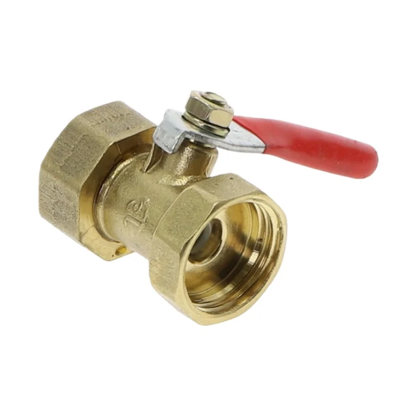 1 قطعة أنثى الموضوع هوائي صمام كروي صغير النحاس موصل مشترك ، النحاس تركيب مقرنة محول ، المياه والهواء 1/4 3/8 1/2 BSP #4