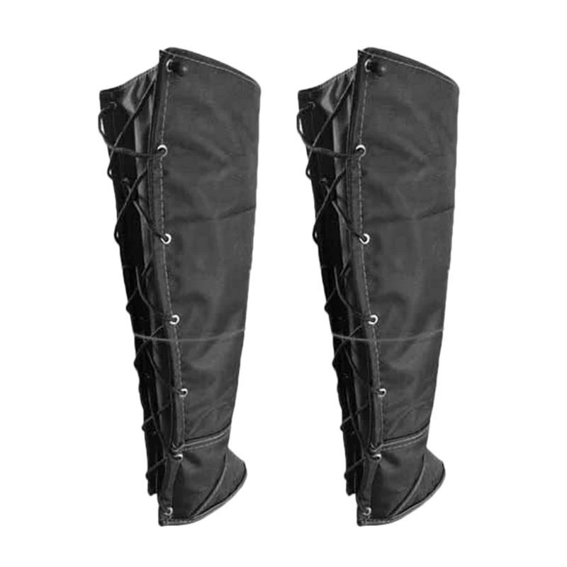 Leggings anti-morsure imperméables pour la salle, couvre-jambes de neige, leggings de pêche au vent et au sable, anti-coup de chien vert dans la jungle, chaud, extérieur, AD