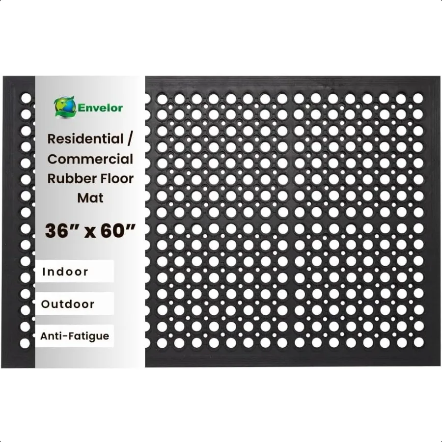 مكافحة التعب المطاط الكلمة حصيرة عدم الانزلاق مطعم حصيرة للأرضيات بار حصيرة الصرف ممسحة فائدة المرآب المنزل زلة بركة دخول 36 #1