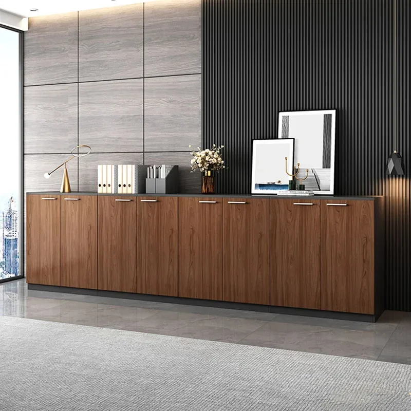 

Display Doors Filing Cabinet Designer Modern Side Compact Low Office Cupboards Rangement Armoires De Salon Furniture