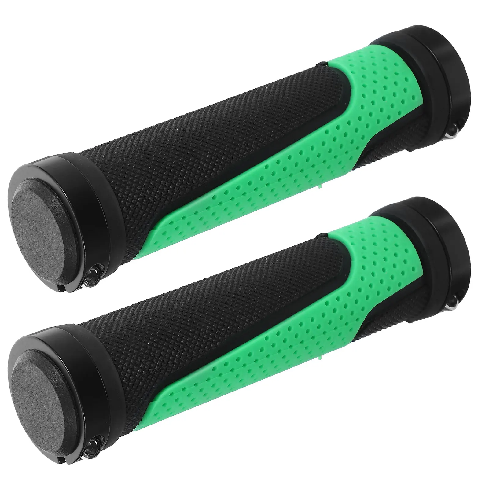 

Colorful Rubber H Grips Non skid Comfortable Blue Bike Accessories Shock proof Design Easy Installation Outdoor Cycling