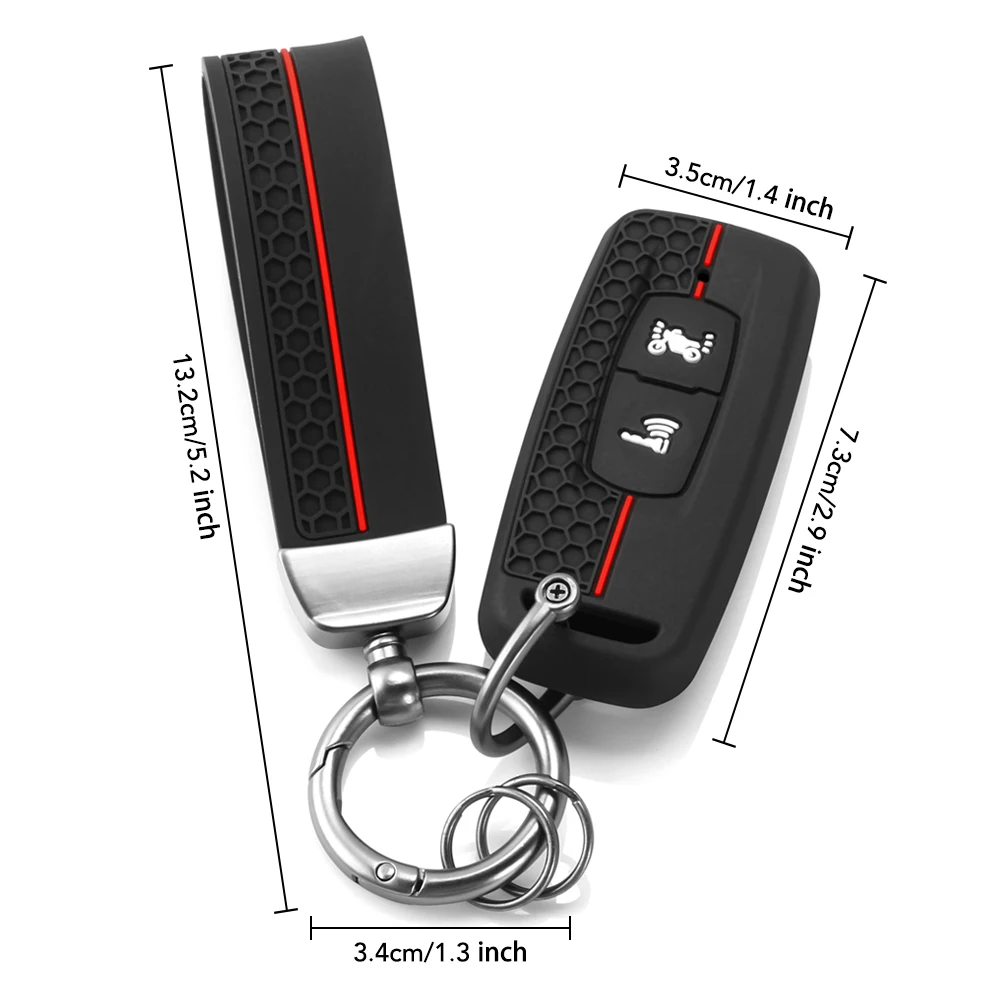Silicone Holder Key Case For Honda SH 125 Forza 350 250 750 ADV 150 X-ADV SH150i SH300 150 PCX 125 2020-2023 Keychain Key Cover