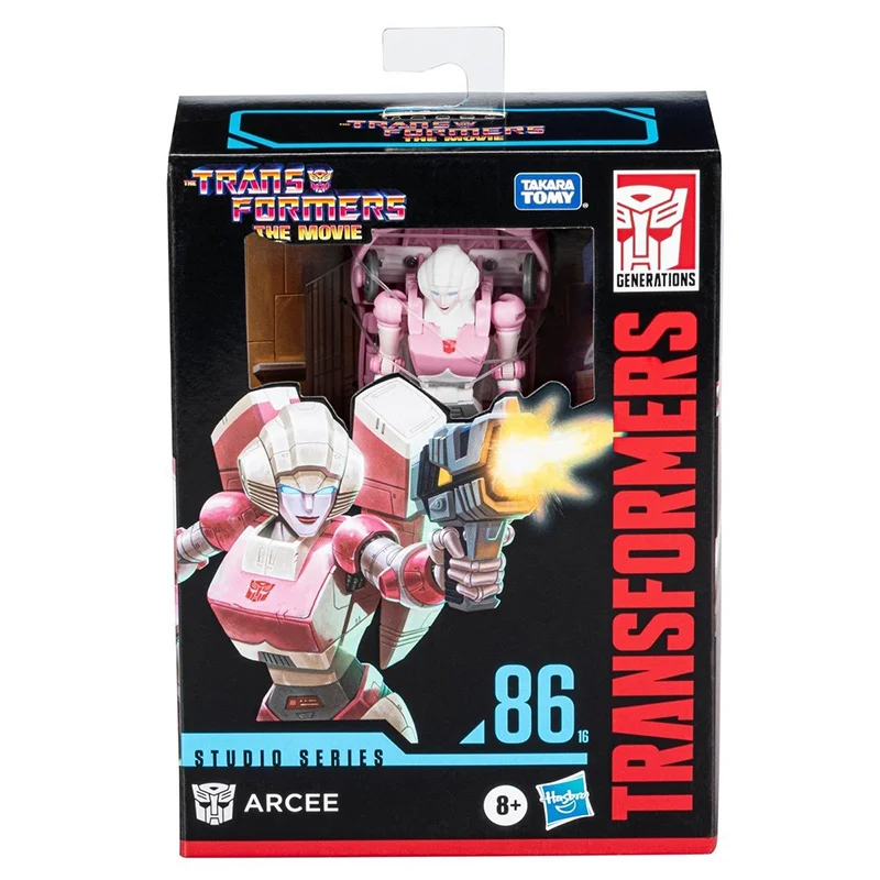 Hasbro Transformers Studio Series SS86 16 Arcee 12Cm Deluxe Class Anime Original Action Figure Model Toy Gift Collection