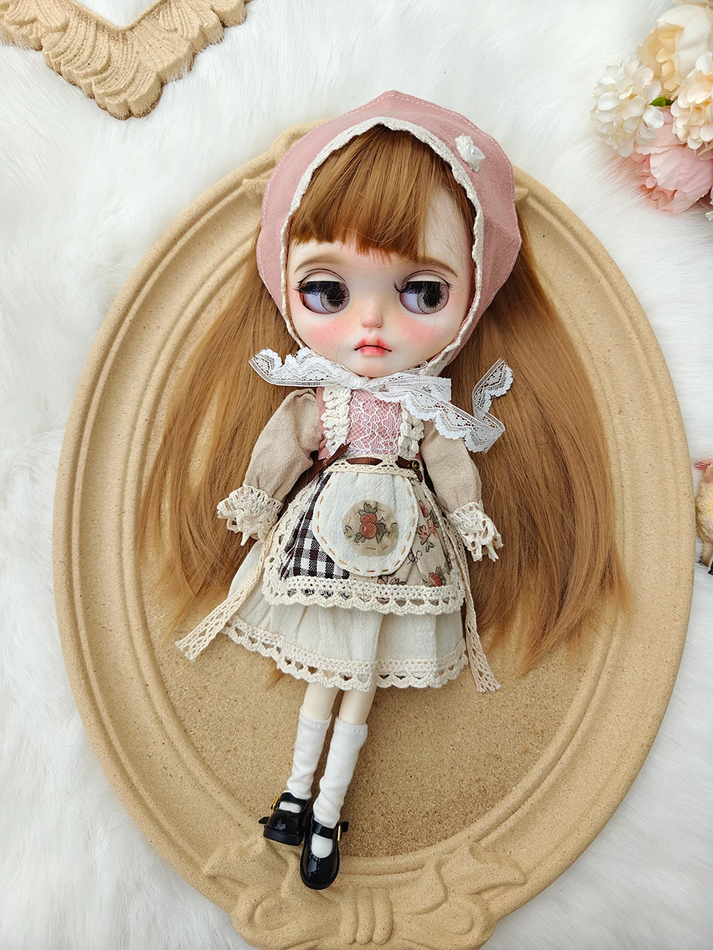 Nuovi vestiti per bambole Blythe vestito casual con gonna carino fatto a mano OB22 OB24 AZONE Accessori per bambole Blythe Abito blythe abbigliamento