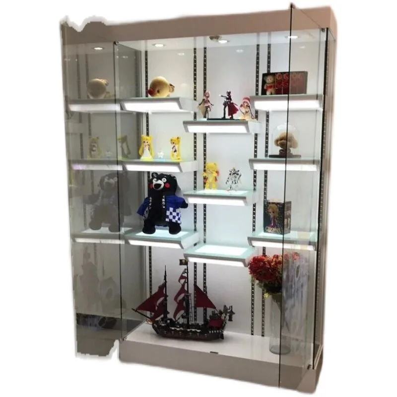 Figurenvitrine, Glashaushaltsmodell, luxuriöses Weinregal, Tasche, staubdichte Live-Übertragung