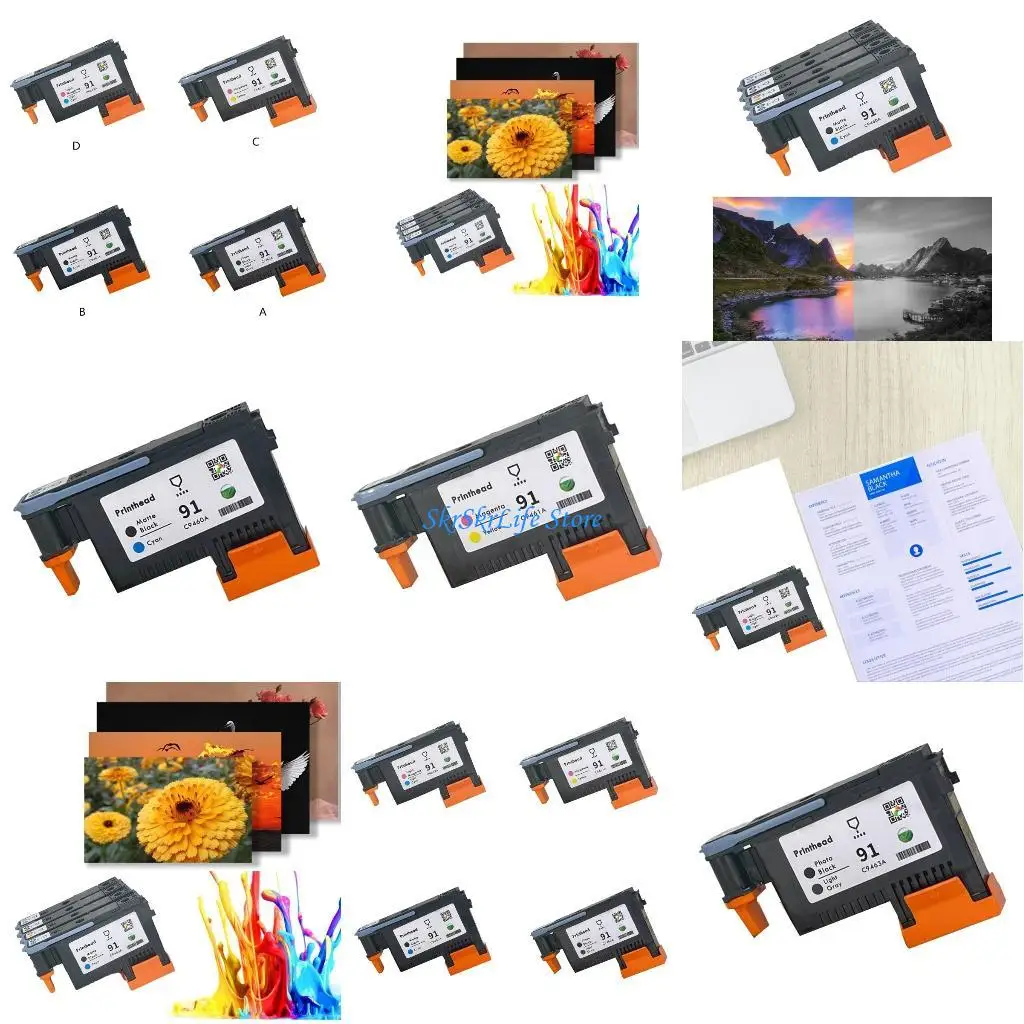 

E65E High Speed Printhead for HP 91 Designjet Z6100 Z610 Printer Replacement Part