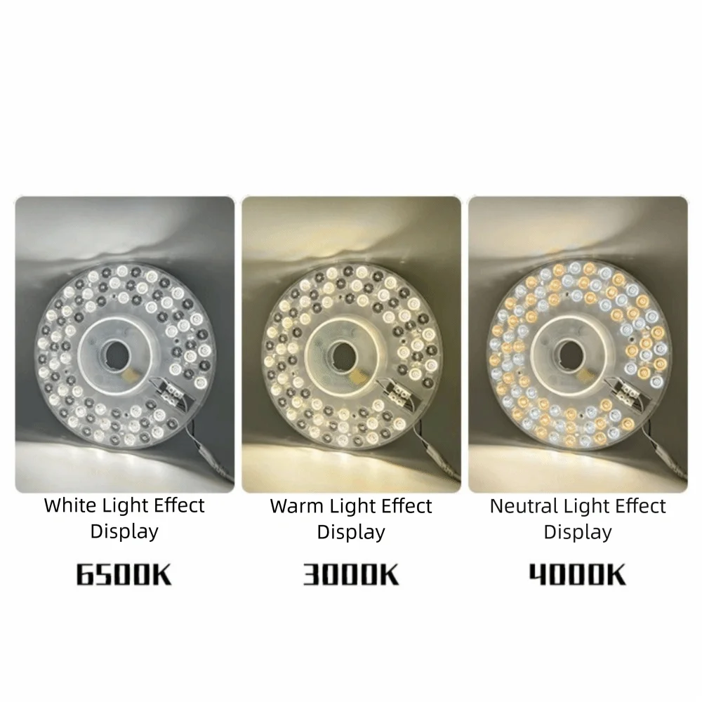 Fan LED Module Round Shape LED Panel Light AC Power 20W 40W 60W 100W Ceiling Light Replacement Panel Flush Mount