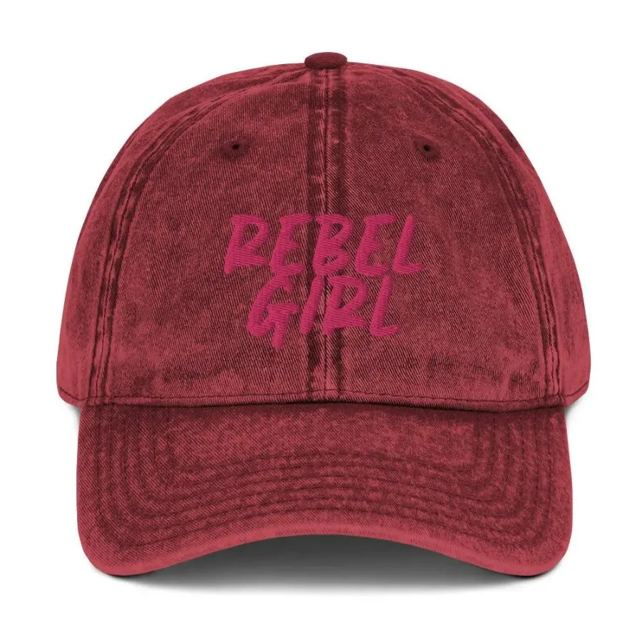 

Винтажная кепка REBEL GIRL Винтажная саржевая кепка Cn