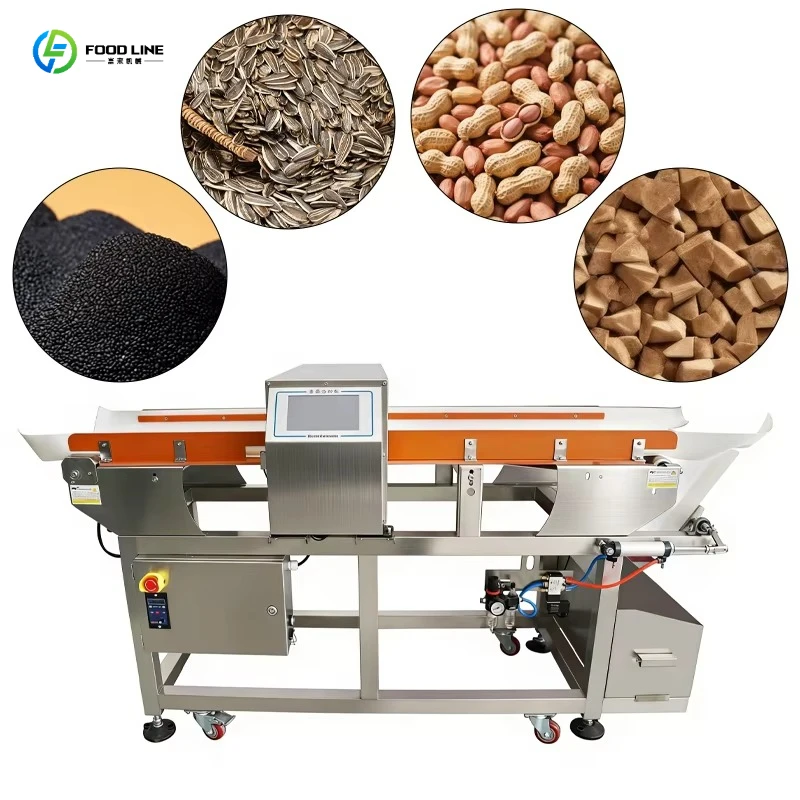 Food Metal Detector Stainless Steel Multi-Frequency Anti-Interference Auto Reject for Liquid Paste Powder Granule Line