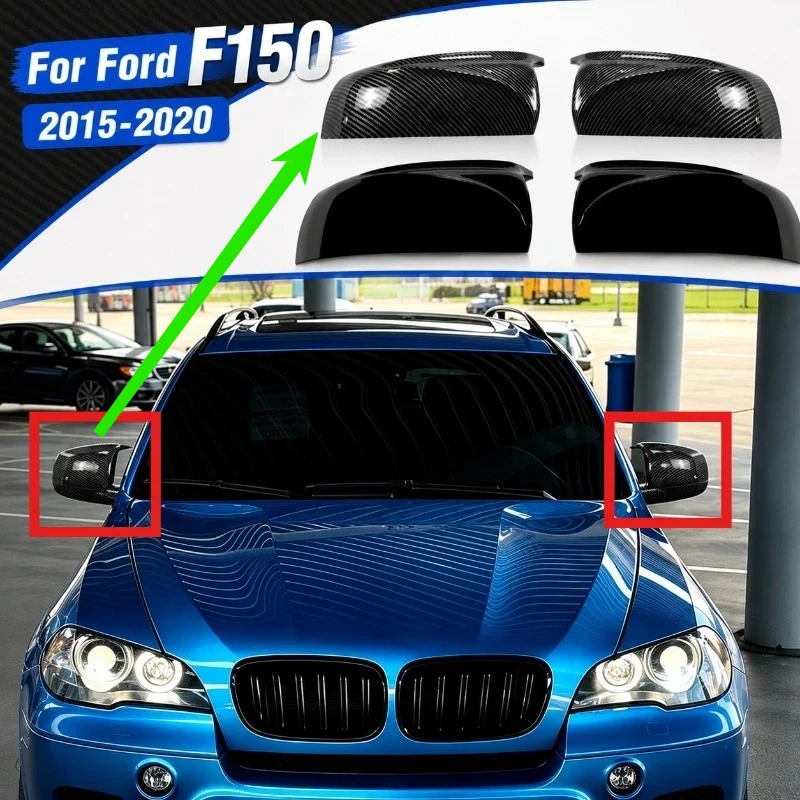 Car Rearview Mirror Cover For BMW X5 X6 E70 E71 2007-2013 Side Rear View Mirror Cover Shell Body Kits Tuning Auto Accessories
