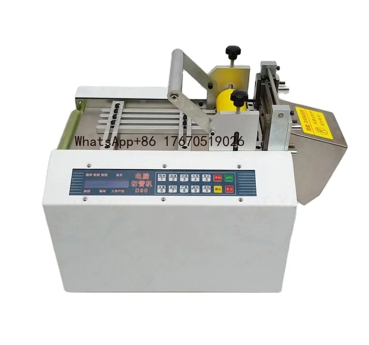 Electric Shrink Tube Cutting Machine, Automatic PVC Pipe & Silicone Rubber Hose Cutter, Small Tube Cutting Machine