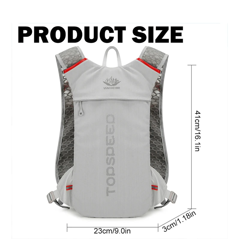 1pcs Running Hydration Vest Pack - Backpack Great for Outdoor Sports of Running Hiking Camping Cycling Skiing