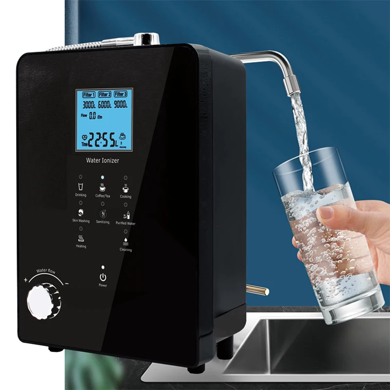 

Япония 9, пластины большого размера, машина для чистой гидратации, щелочная вода, домашний фильтр для воды PH, загрузка воды с антиоксидантами