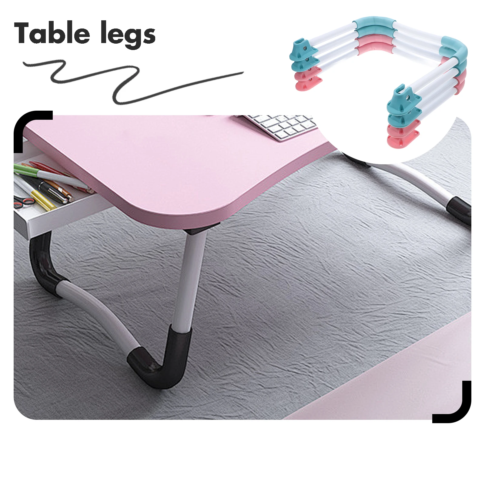 

2Sets U Shape Folding Table Legs Metal Furniture Legs Foldable Heavy Duty Coffee Desk Brackets Folding Brackets Heavy Duty