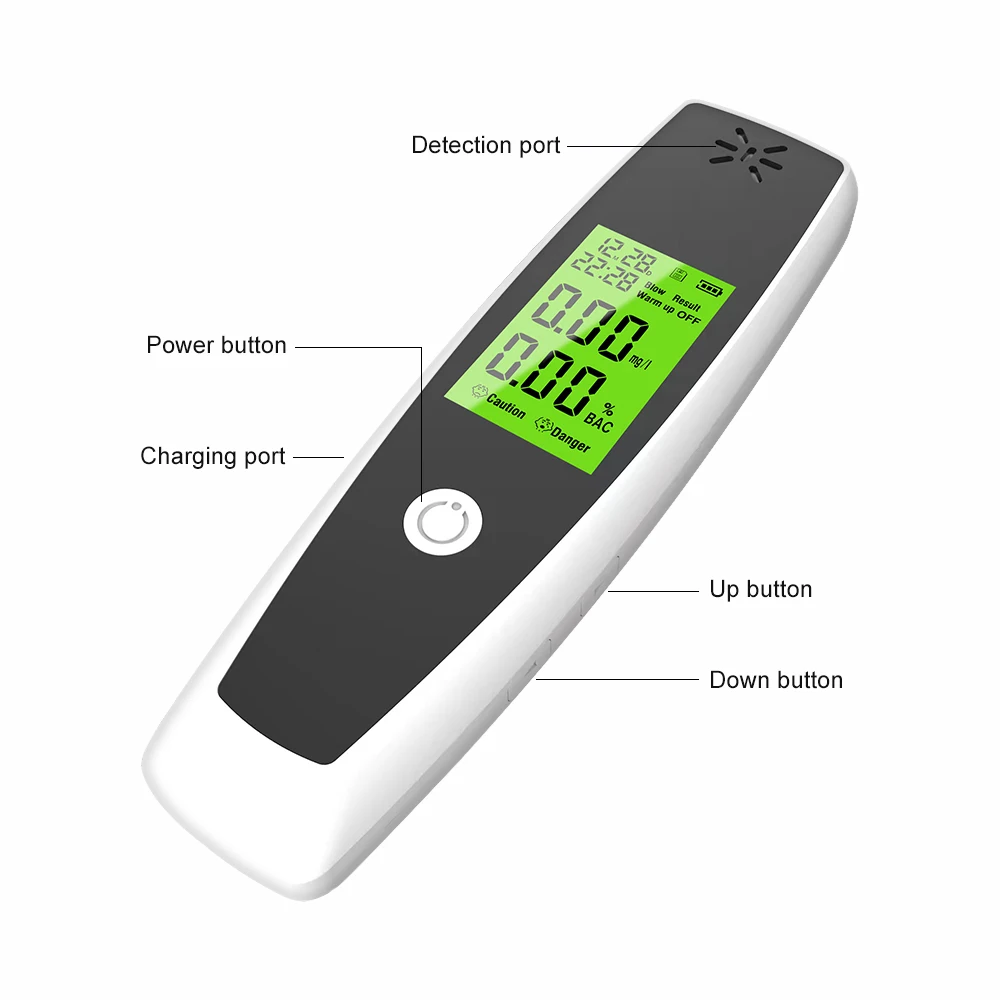 Professional Breathalyzer Best Sale Alcohol Tester Popular Breathalyzer for Breath Alcohol Analyzer